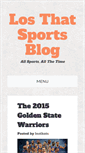 Mobile Screenshot of losthatsportsblog.com